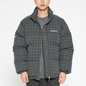 Tntwear® - Plaid Print Winter Coat - tntwear1