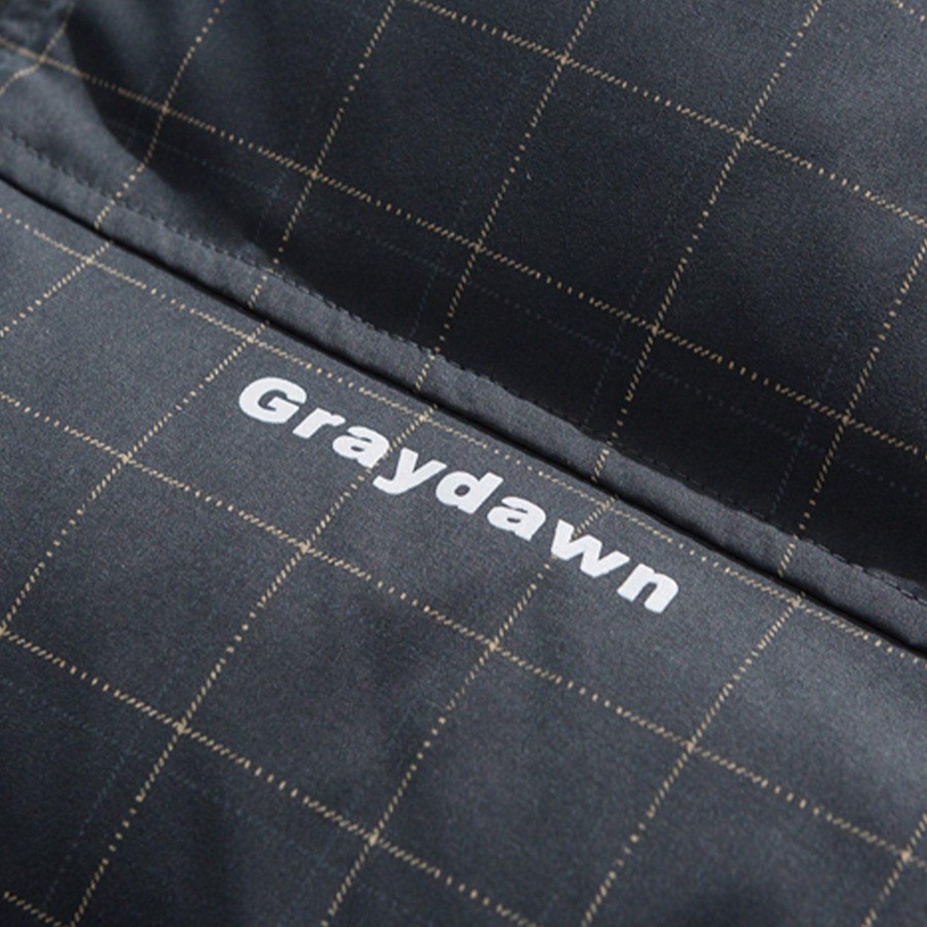 Tntwear® - Plaid Print Winter Coat - tntwear1