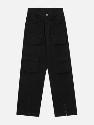 Sneakerland® - Pocket Patchwork Cargo Pants - tntwear1