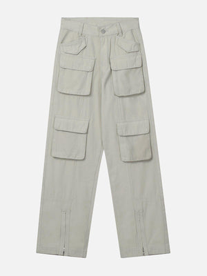 Sneakerland® - Pocket Patchwork Cargo Pants - tntwear1