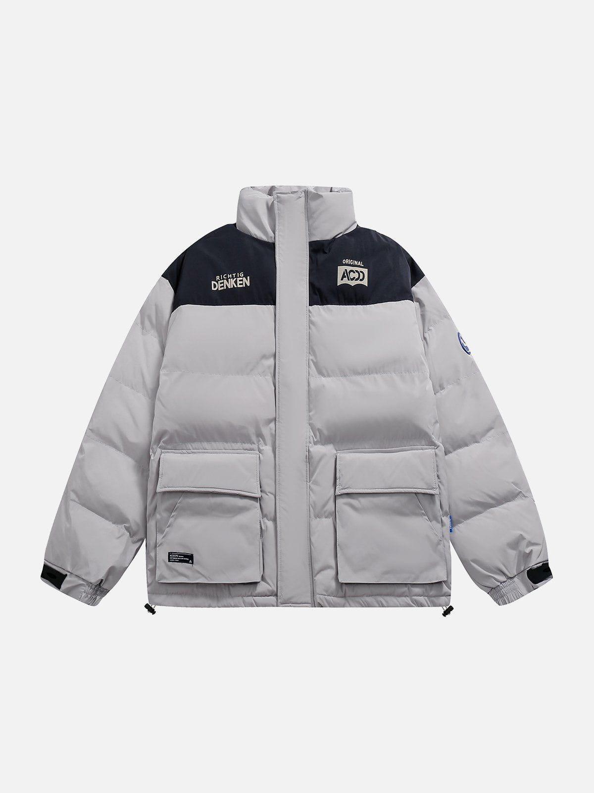 Tntwear® - Pockets With Flap Winter Coat - tntwear1