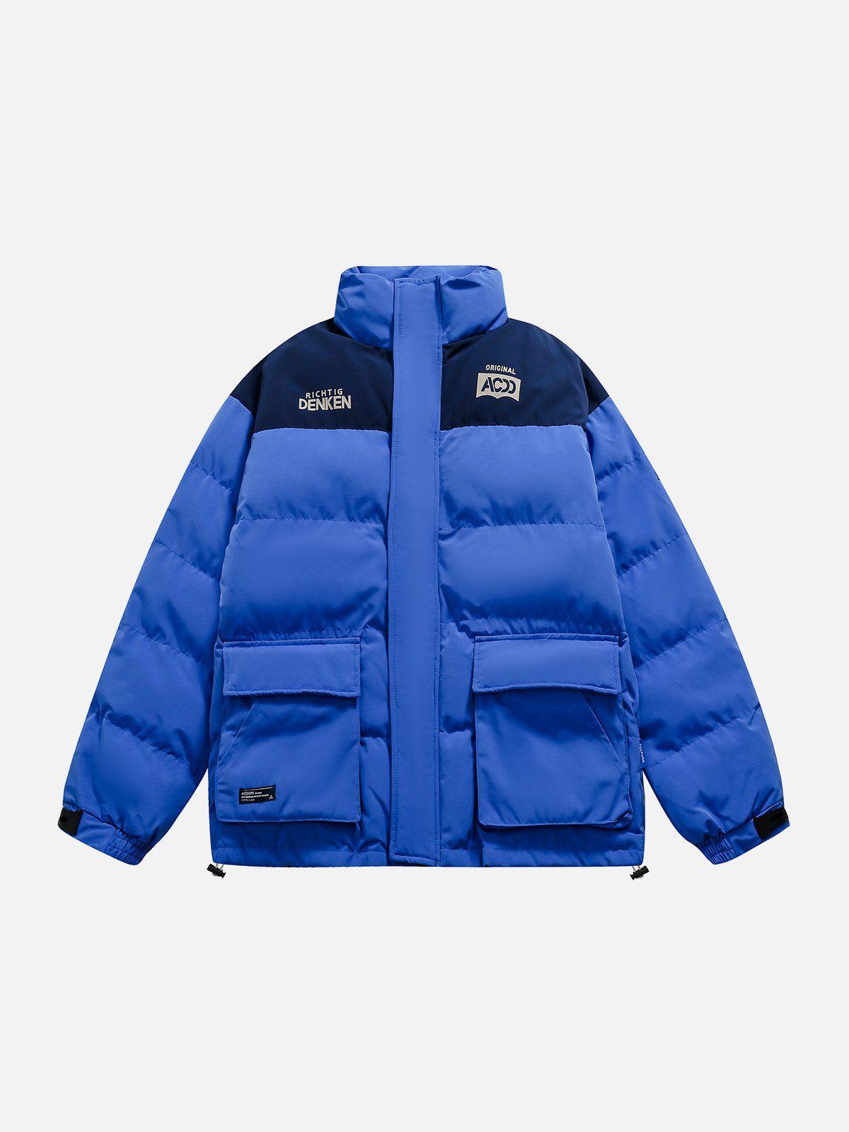 Tntwear® - Pockets With Flap Winter Coat - tntwear1