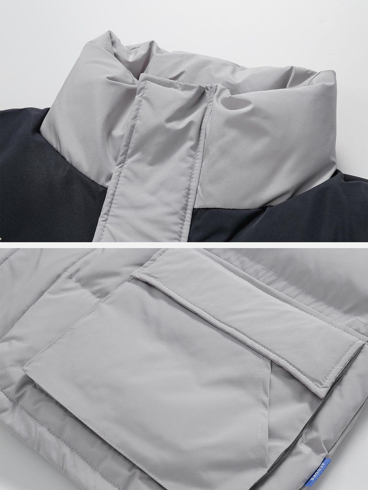 Tntwear® - Pockets With Flap Winter Coat - tntwear1