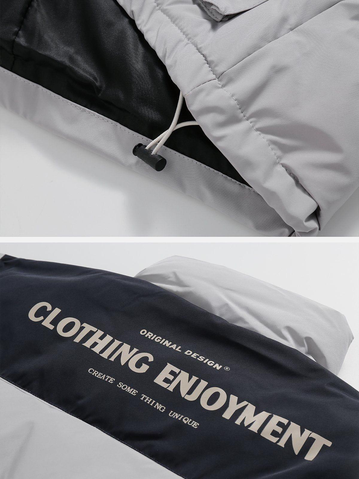 Tntwear® - Pockets With Flap Winter Coat - tntwear1