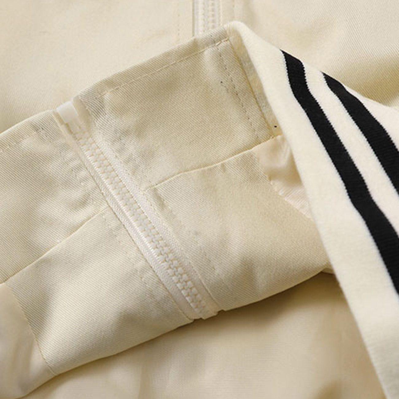 Tntwear® - Print Stitching Winter Coat - tntwear1