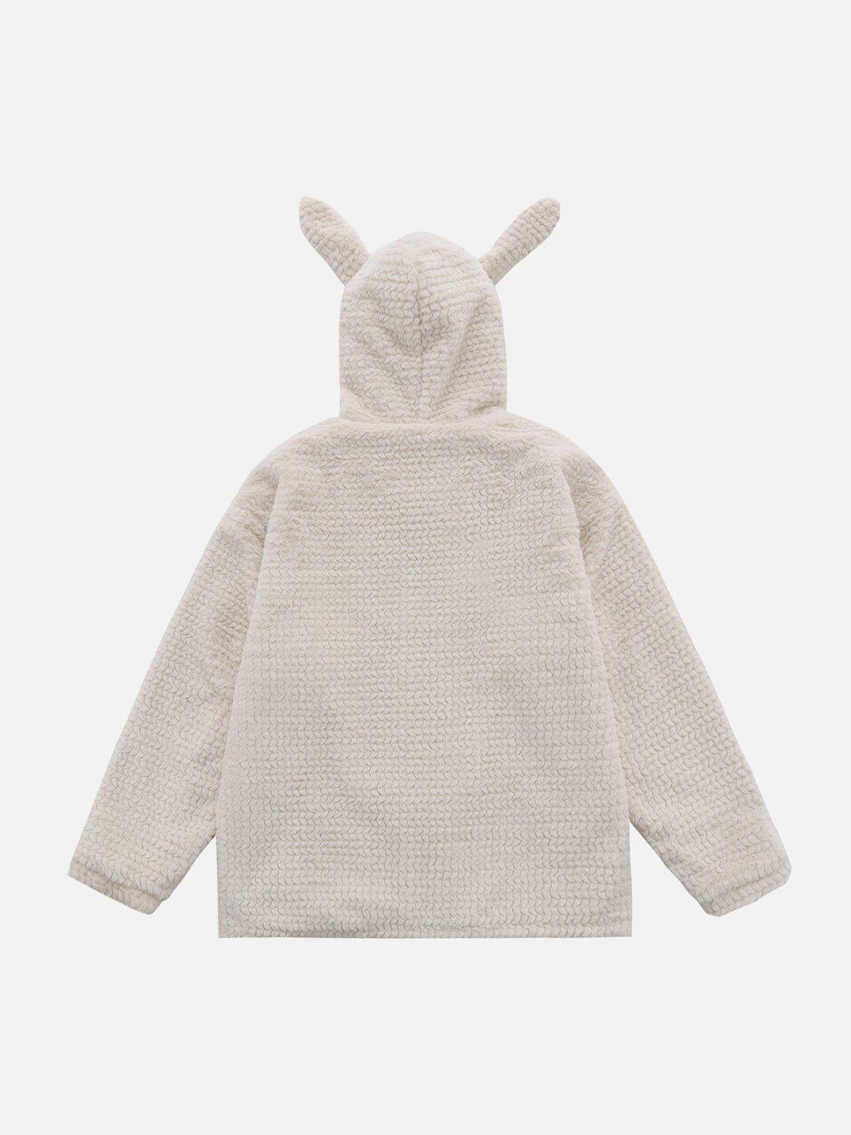 Tntwear® - Rabbit Ears Hooded Winter Coat - tntwear1