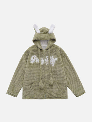 Tntwear® - Rabbit Ears Hooded Winter Coat - tntwear1