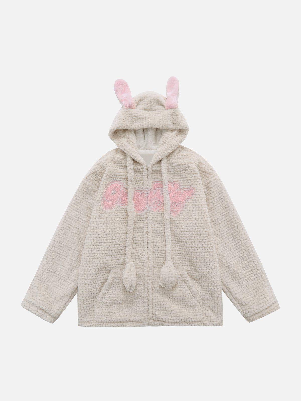 Tntwear® - Rabbit Ears Hooded Winter Coat - tntwear1