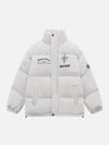 Tntwear® - Retro Letters Winter Coat - tntwear1