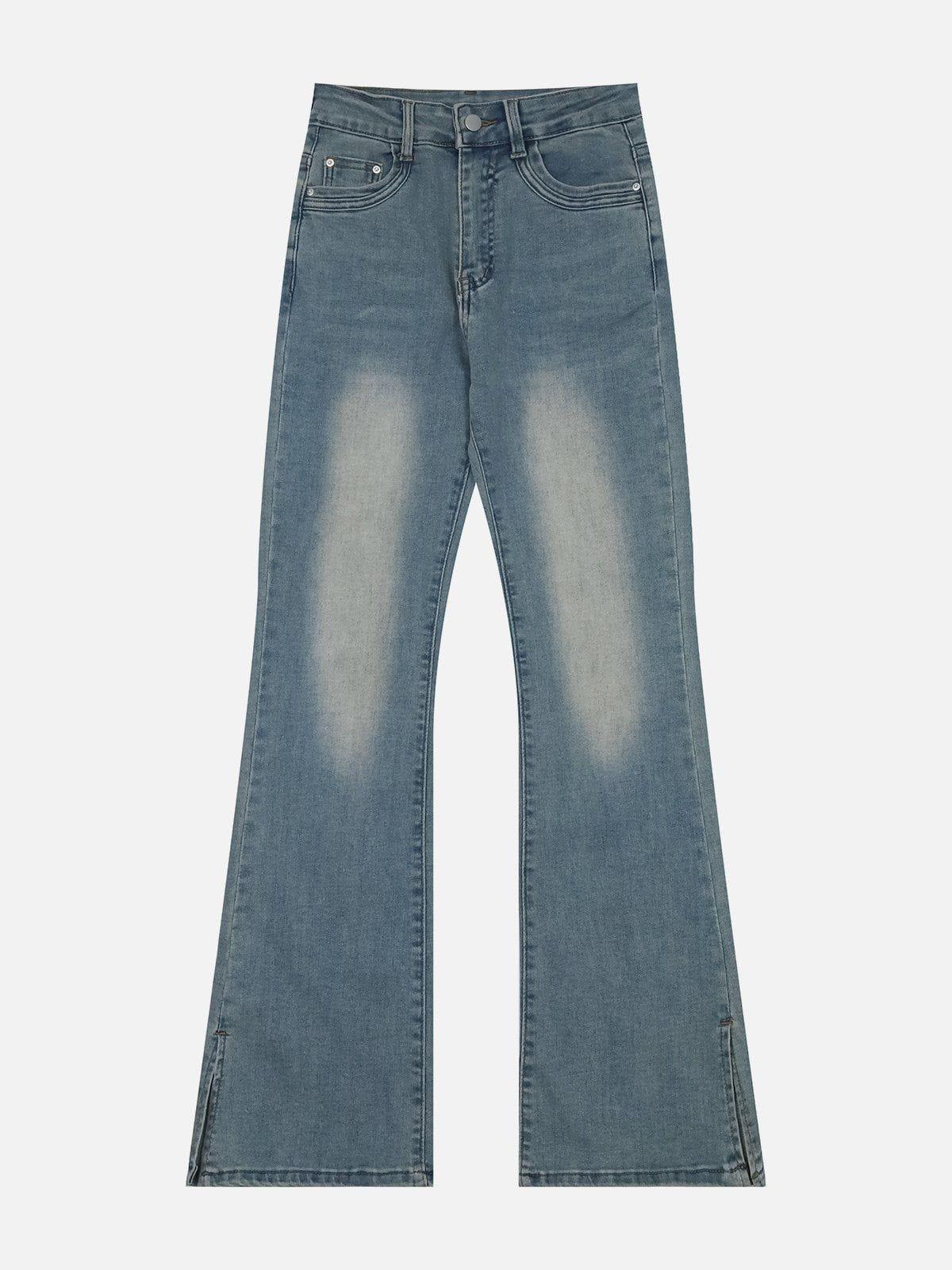 Tntwear® - Rough Edge Flared Jeans - tntwear1