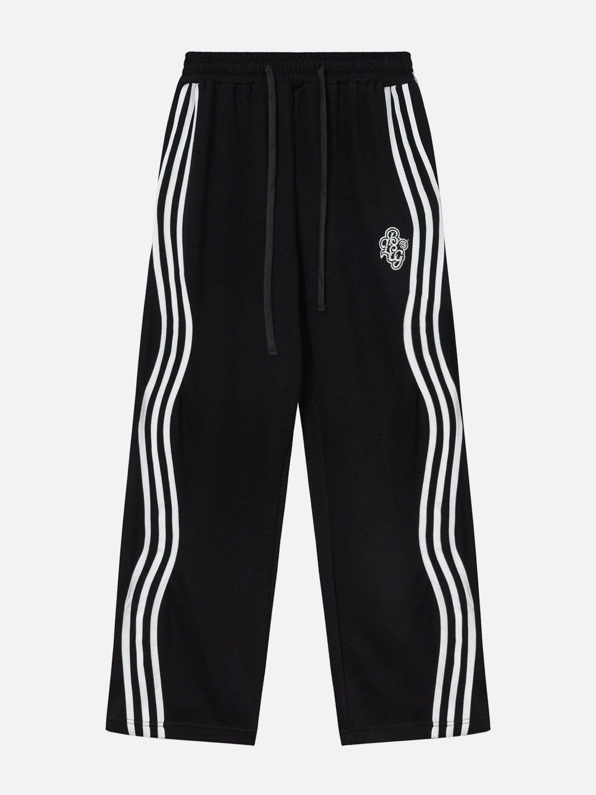 Tntwear® - Side Curve Stripe Sweatpants - tntwear1