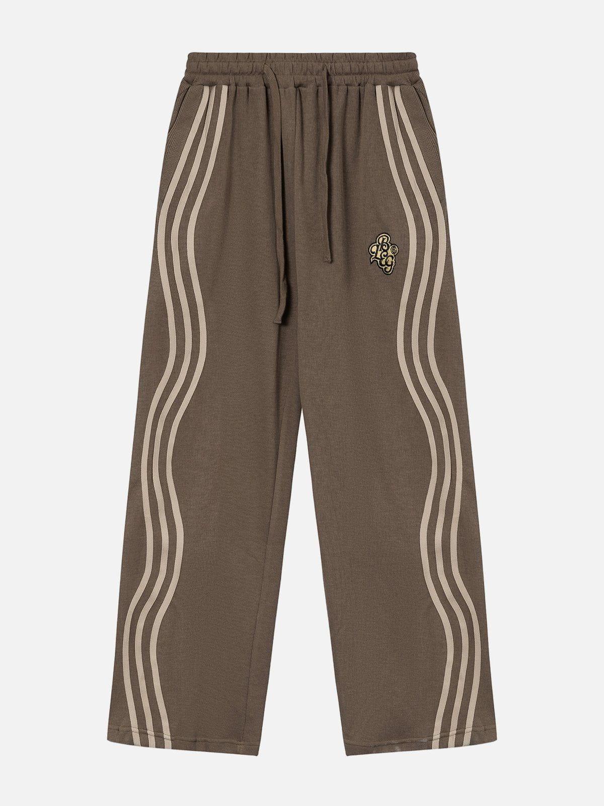 Tntwear® - Side Curve Stripe Sweatpants - tntwear1