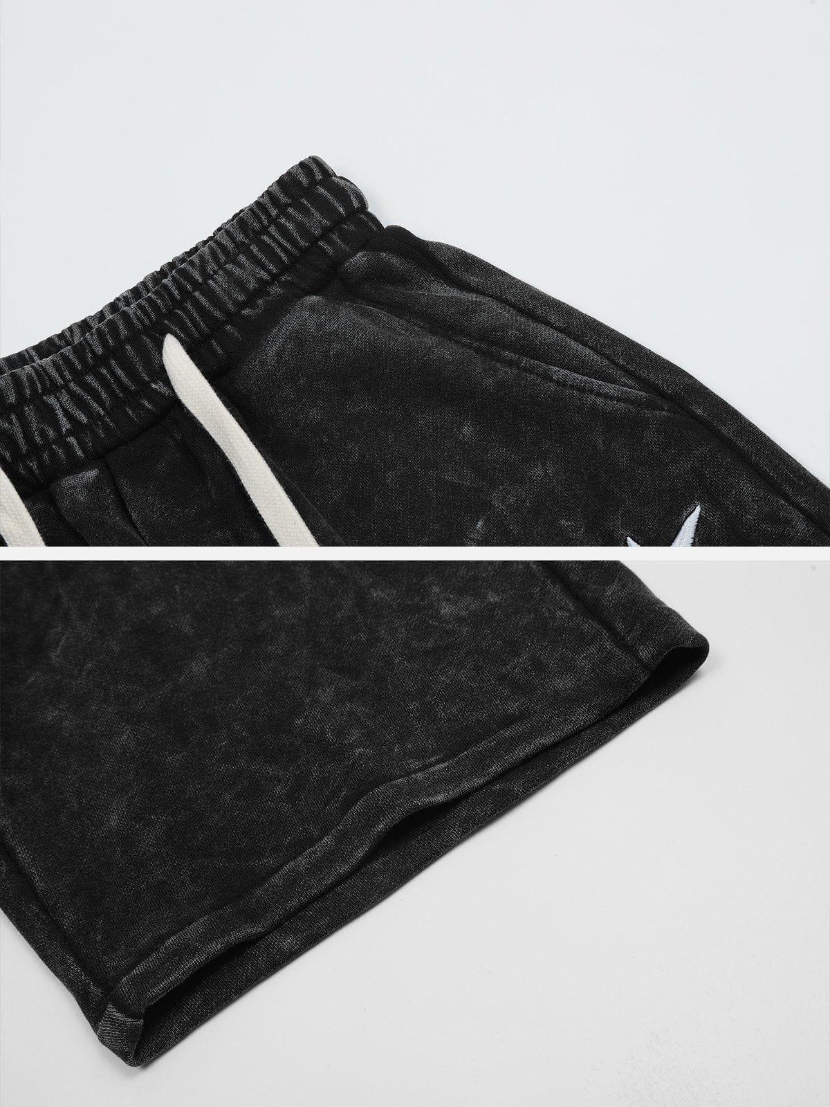 Tntwear® - Side Stripe Washed Shorts - tntwear1