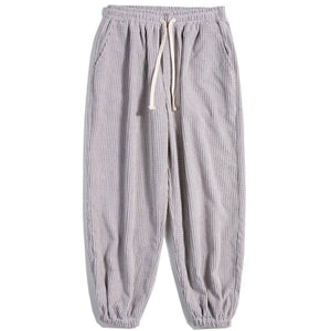 Tntwear® - Simple Pure Color Corduroy Joggers - tntwear1