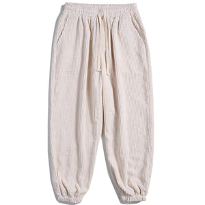 Tntwear® - Simple Pure Color Corduroy Joggers - tntwear1