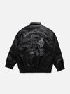 Tntwear® - Skull Embroidery Winter Coat - tntwear1