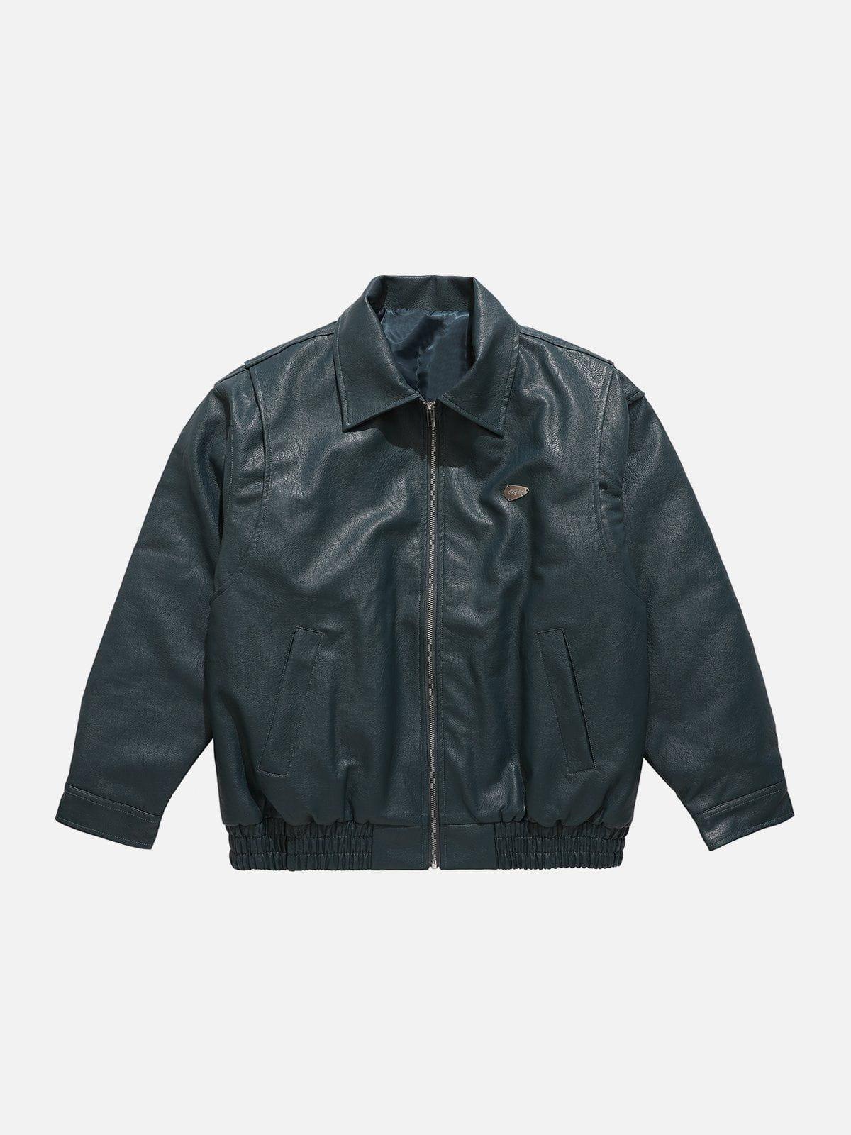 Tntwear® - Skull Embroidery Winter Coat - tntwear1