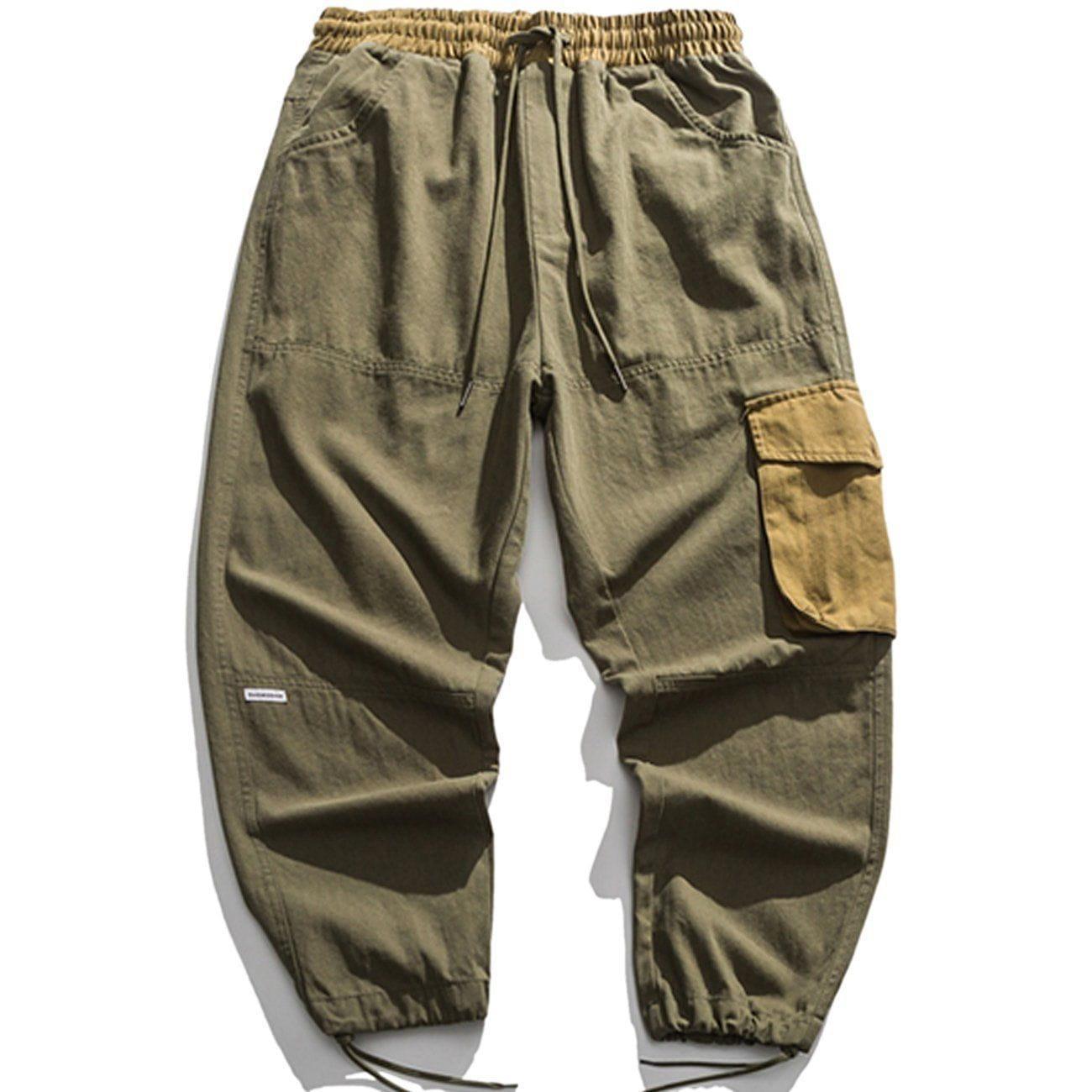 Tntwear® - Solid Color Cargo Pants - tntwear1