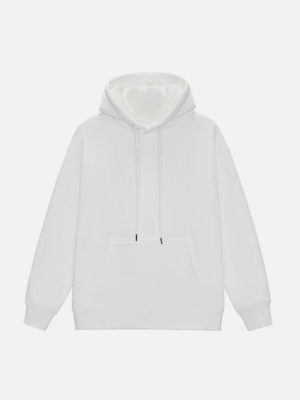 Tntwear® - Solid Color Drawstring Hoodie - tntwear1