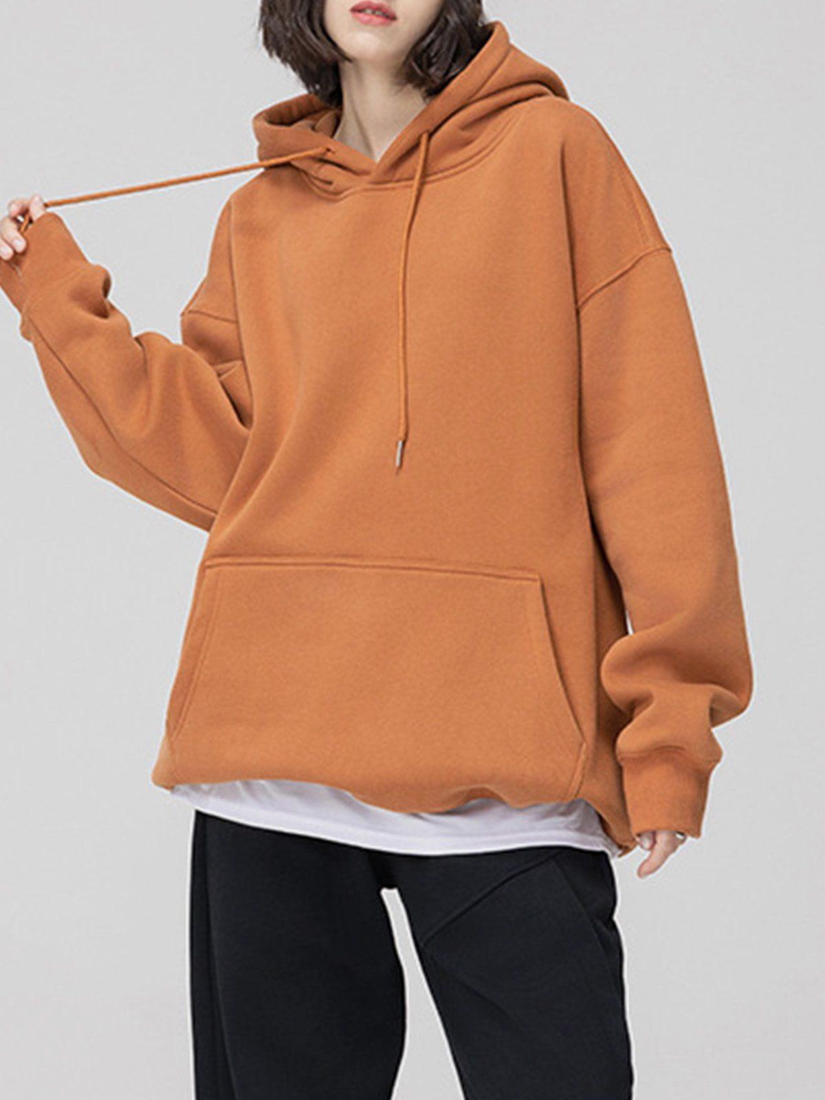Tntwear® - Solid Color Drawstring Hoodie - tntwear1