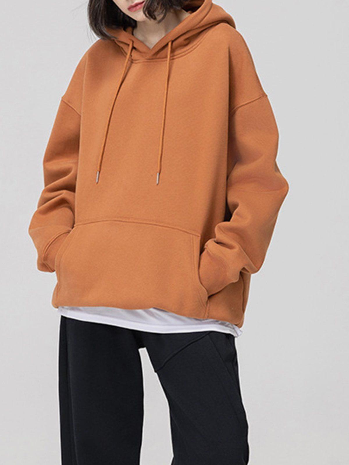 Tntwear® - Solid Color Drawstring Hoodie - tntwear1