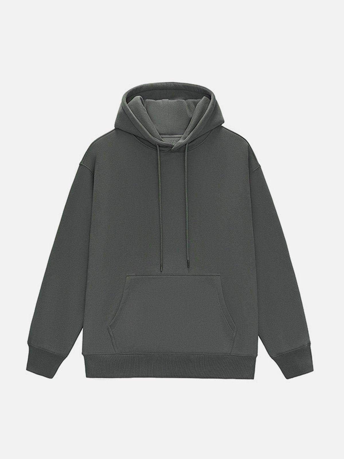 Tntwear® - Solid Color Drawstring Hoodie - tntwear1