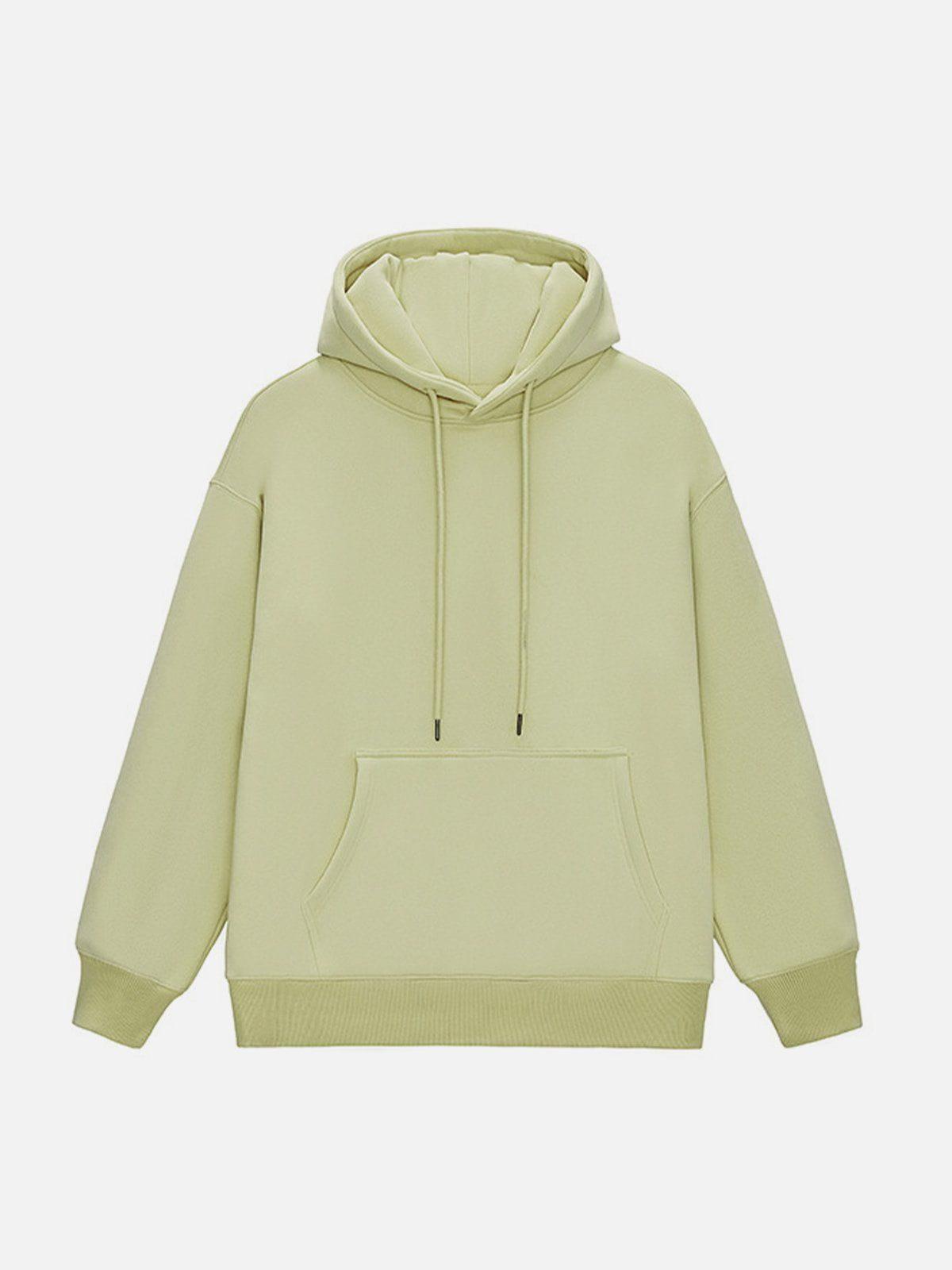 Tntwear® - Solid Color Drawstring Hoodie - tntwear1
