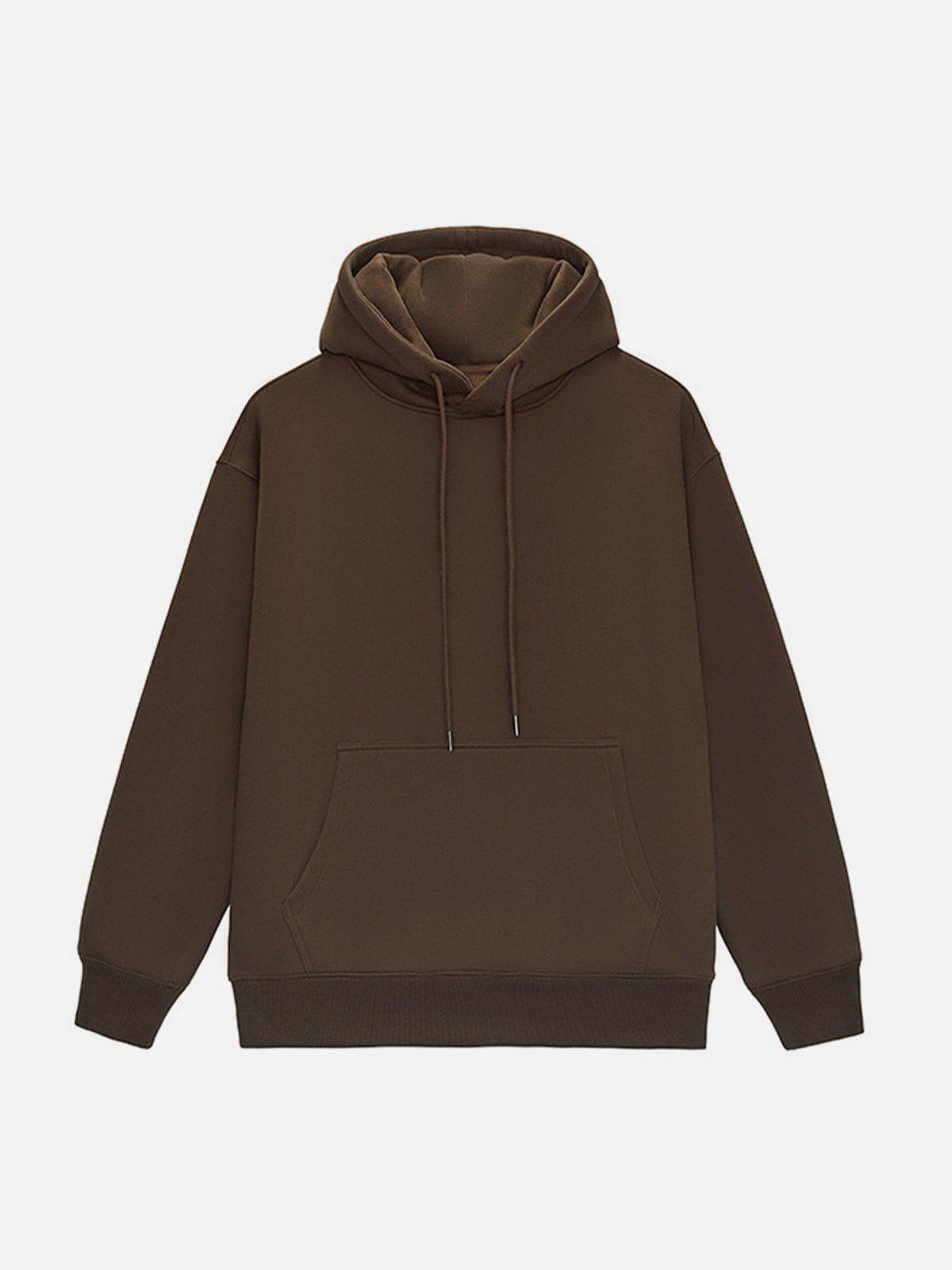 Tntwear® - Solid Color Drawstring Hoodie - tntwear1