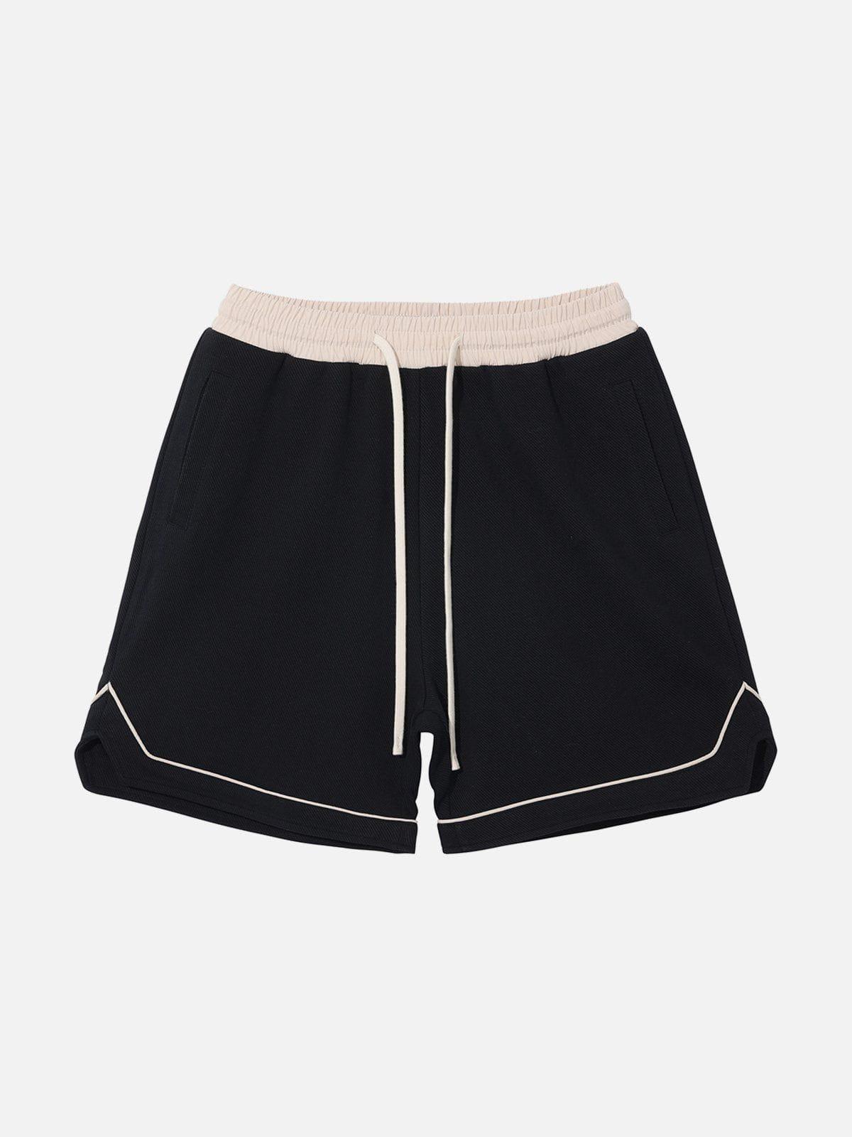 Tntwear® - Splicing Drawstring Shorts - tntwear1