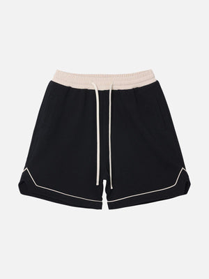 Tntwear® - Splicing Drawstring Shorts - tntwear1
