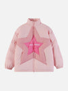 Tntwear® - Star Patchwork Gradient Winter Coat - tntwear1