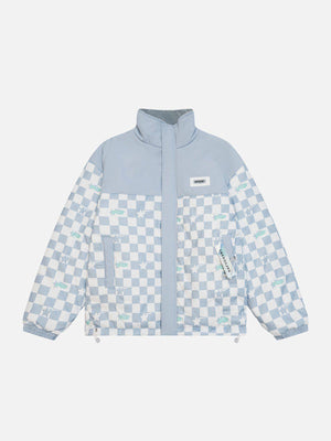 Tntwear® - Star Plaid Two-sided Winter Coat - tntwear1