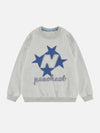 Tntwear® - Star Terry Embroidered Sweatshirt - tntwear1