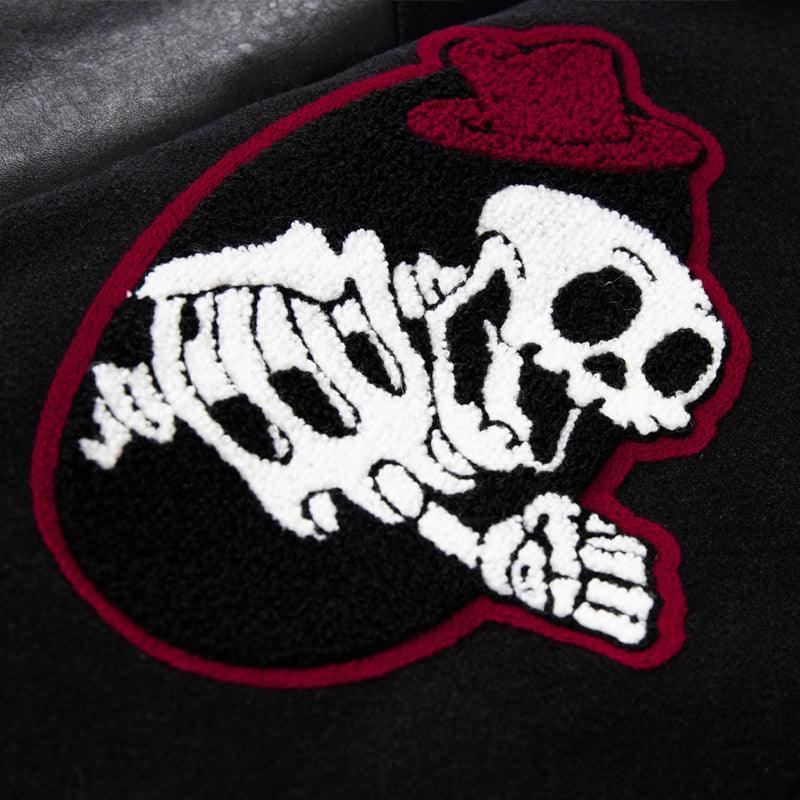 Tntwear® - Streetwear Baseball Jacket Skateboard Skeleton - tntwear1