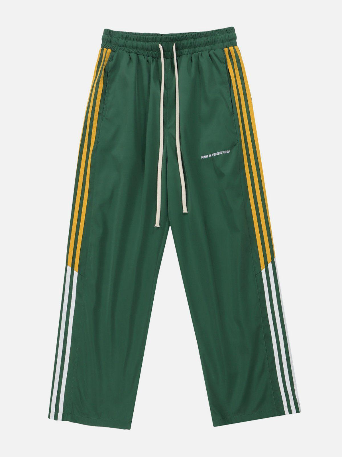 Tntwear® - Stripe Clashing Colors Sweatpants - tntwear1
