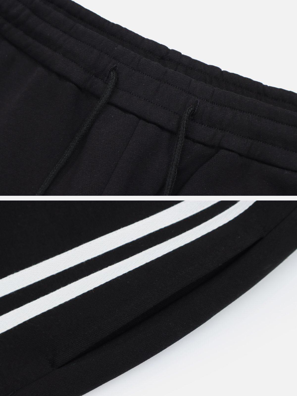 Tntwear® - Striped Side Pockets Sweatpants - tntwear1