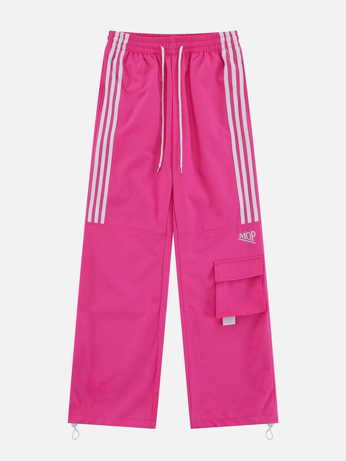 Tntwear® - Tapered Leg Striped Sweatpants - tntwear1