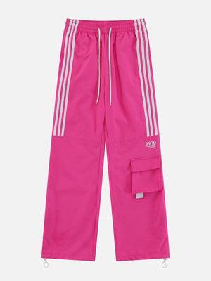 Tntwear® - Tapered Leg Striped Sweatpants - tntwear1