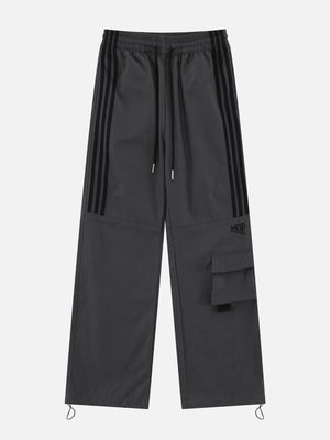 Tntwear® - Tapered Leg Striped Sweatpants - tntwear1
