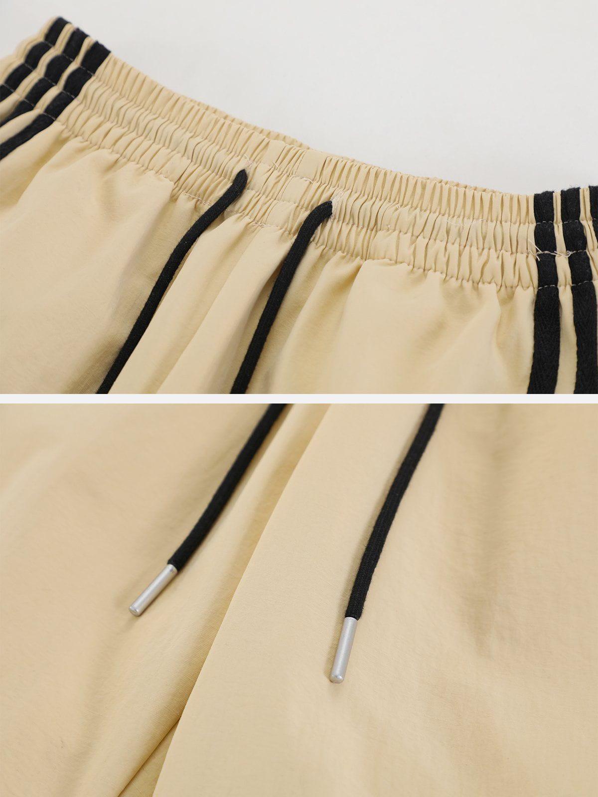 Tntwear® - Tapered Leg Striped Sweatpants - tntwear1