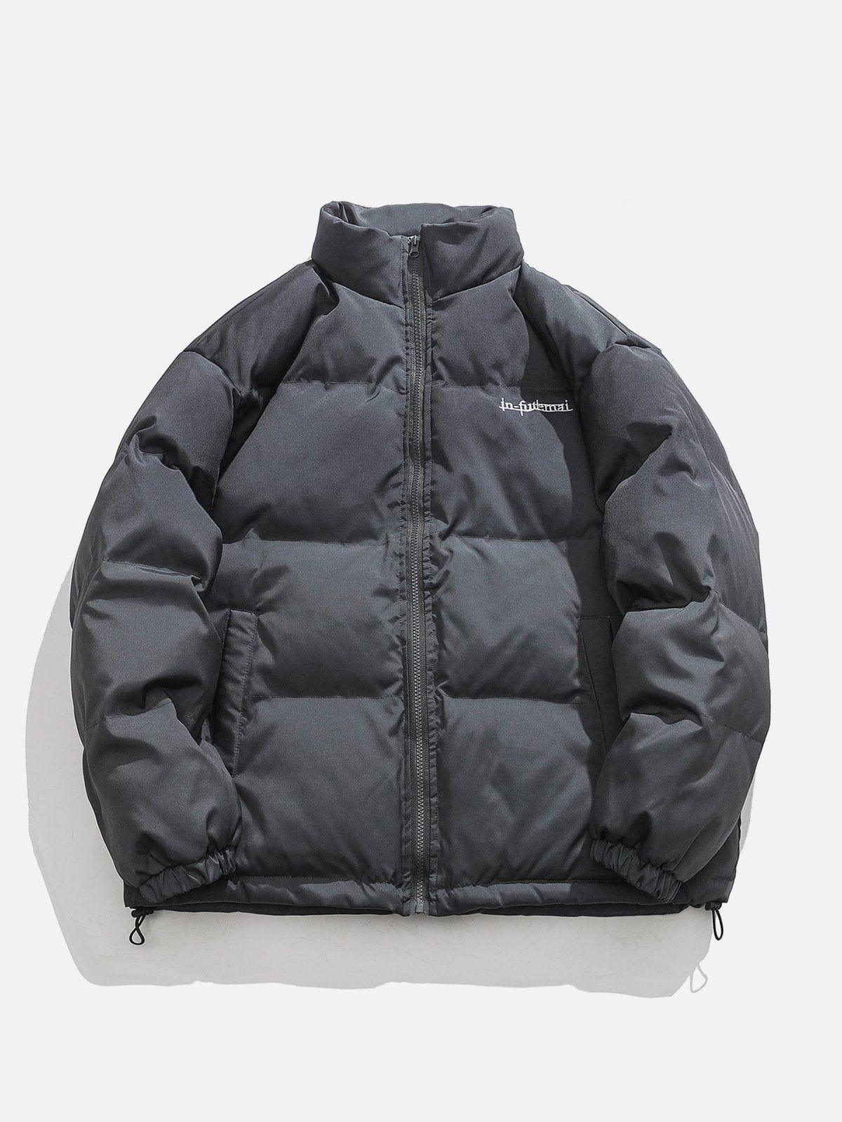 Tntwear® - Tie-Dye Gradient Print Winter Coat - tntwear1
