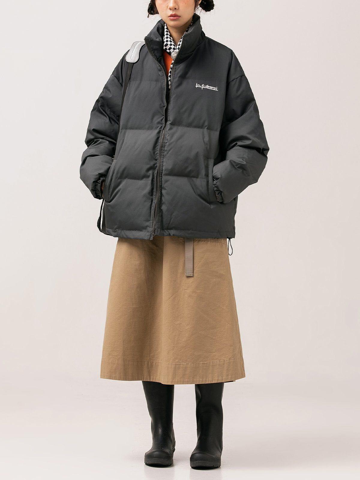 Tntwear® - Tie-Dye Gradient Print Winter Coat - tntwear1