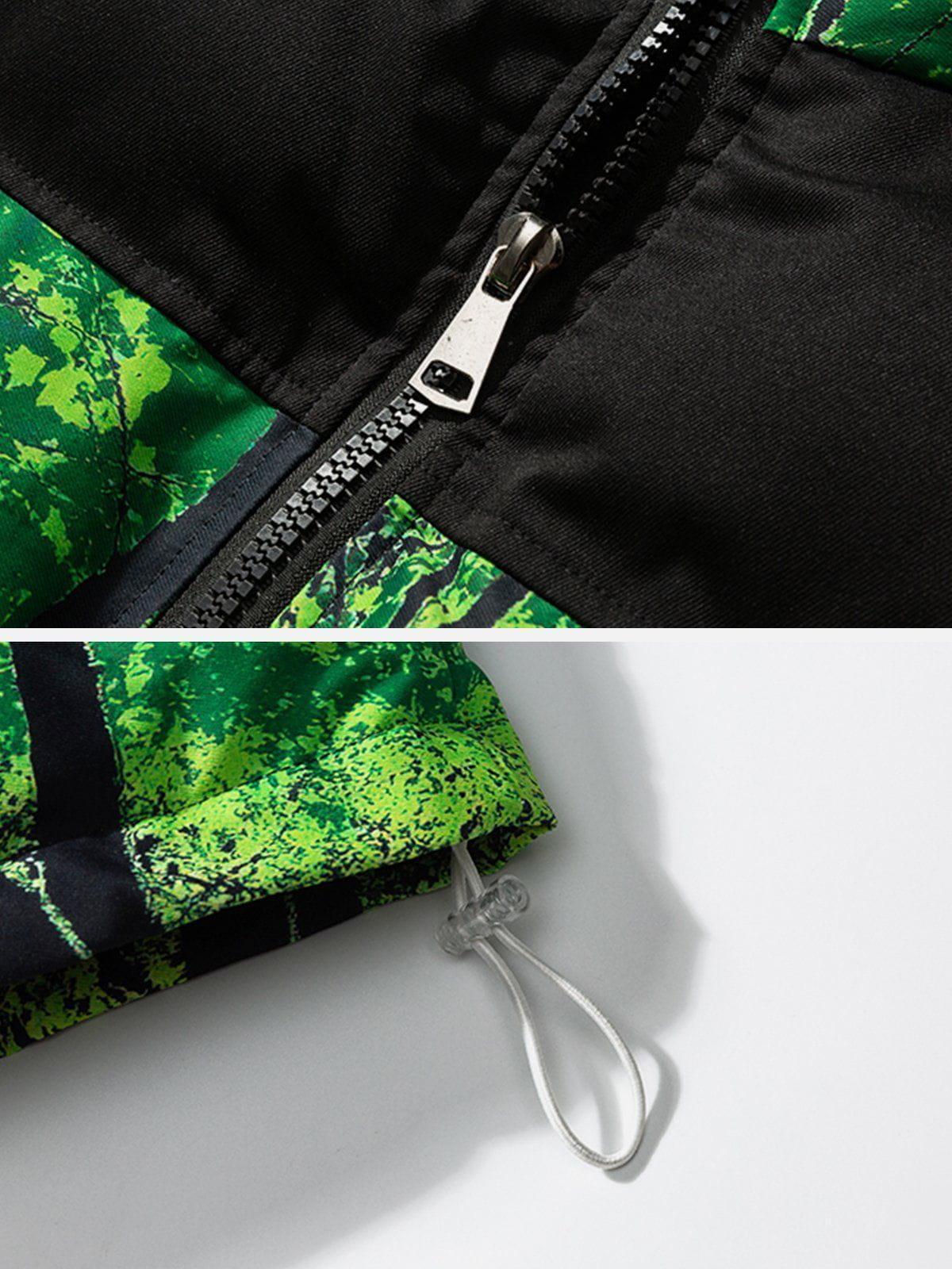 Tntwear® - Tree Pattern Winter Coat - tntwear1
