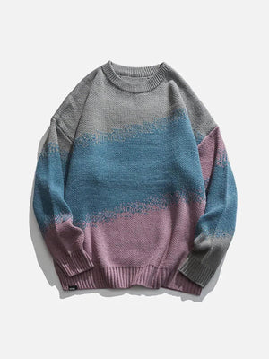 Tntwear® - Vintage Gradient Knit Sweater - tntwear1