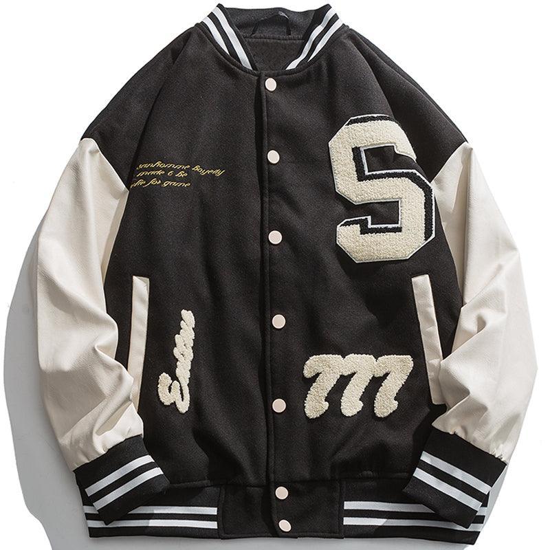 Tntwear® - Vintage High School Jacket Flocked Heart - tntwear1