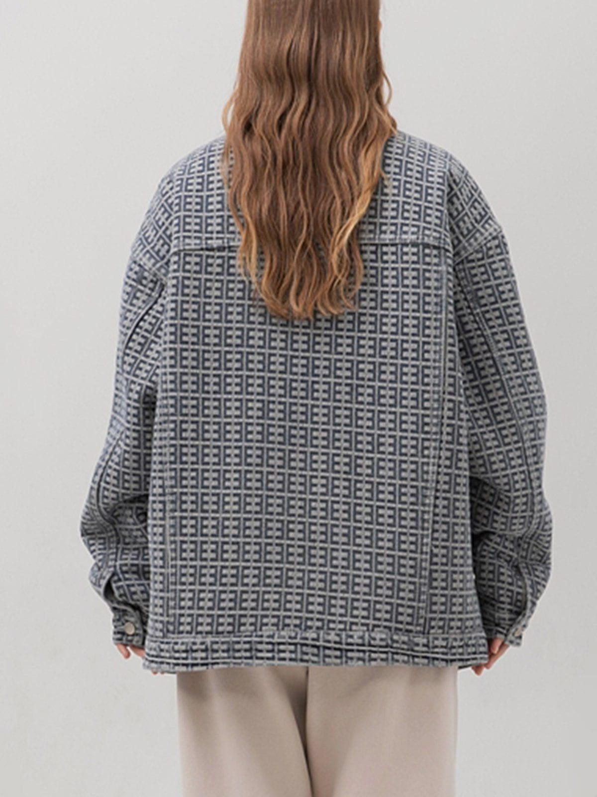 Tntwear® - Vintage Jacquard Winter Coat - tntwear1