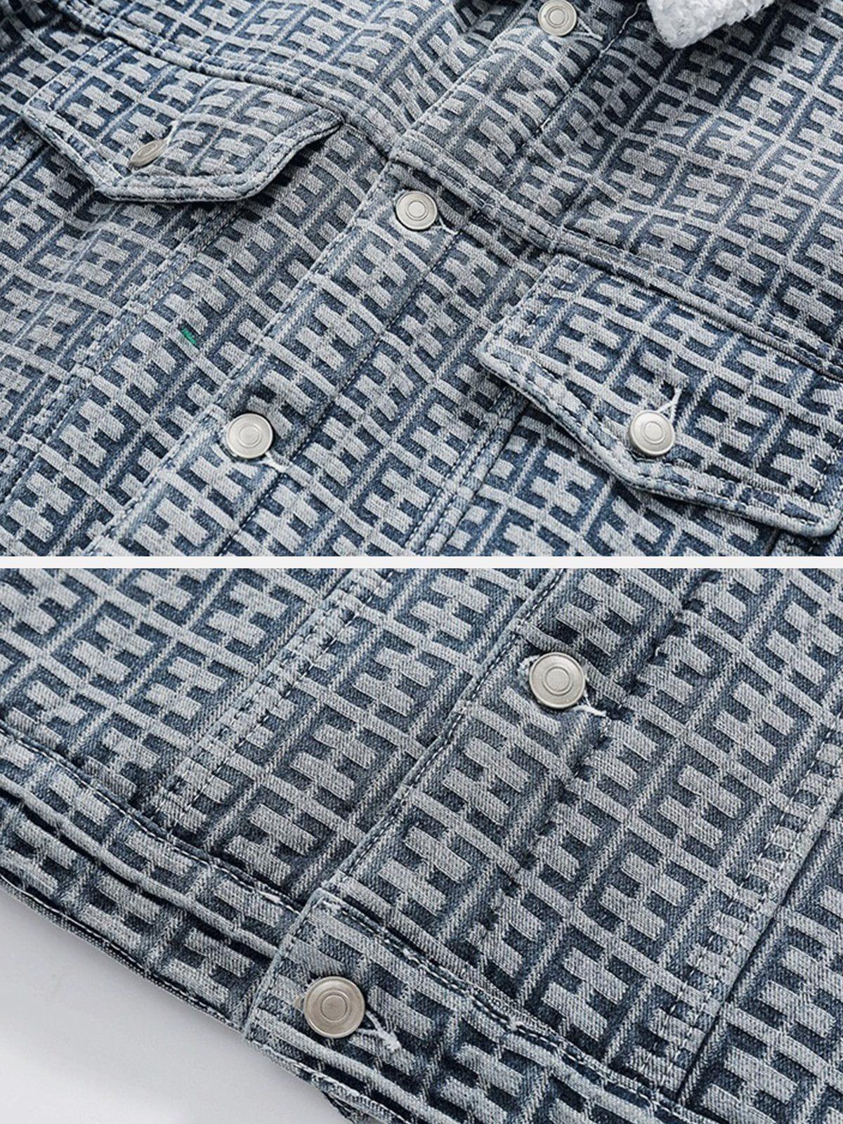Tntwear® - Vintage Jacquard Winter Coat - tntwear1
