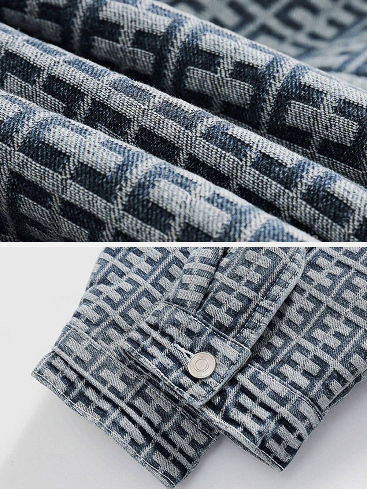 Tntwear® - Vintage Jacquard Winter Coat - tntwear1