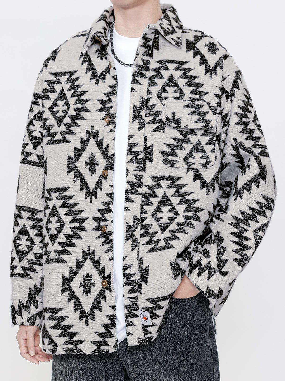Tntwear® - Vintage Print Shacket - tntwear1