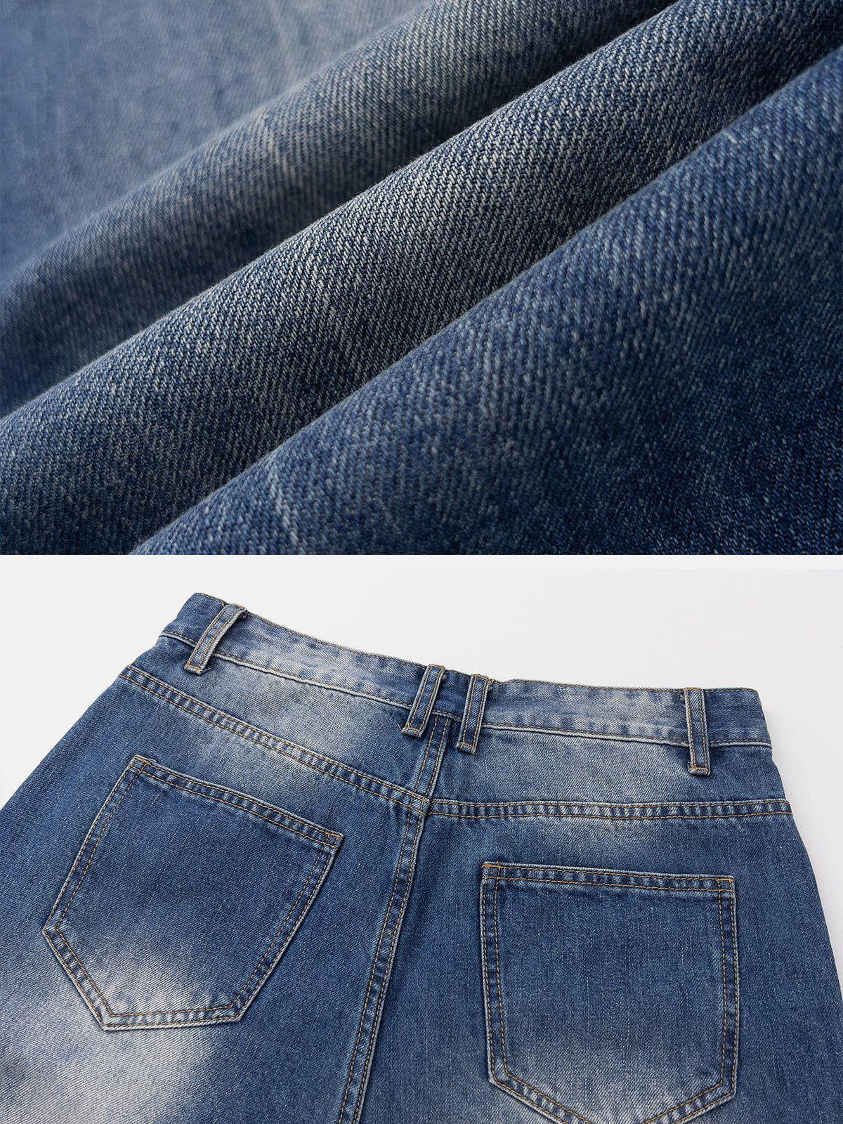Tntwear® - Vintage Washed Jeans - tntwear1